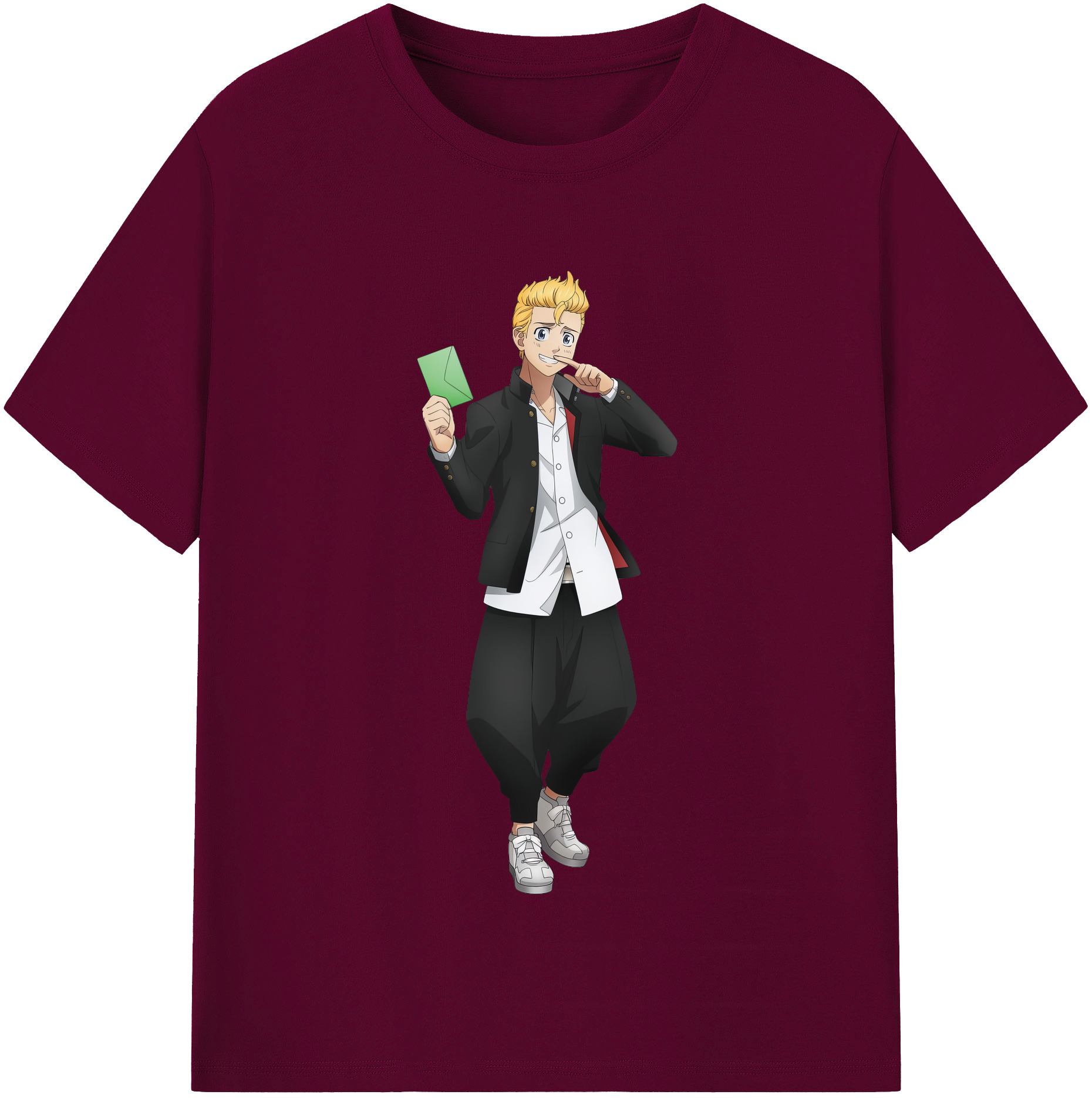 （画像用） 東京リベンジャーズ Tokyo Revengers レディースカジュアルプリントTシャツ（綿100％）